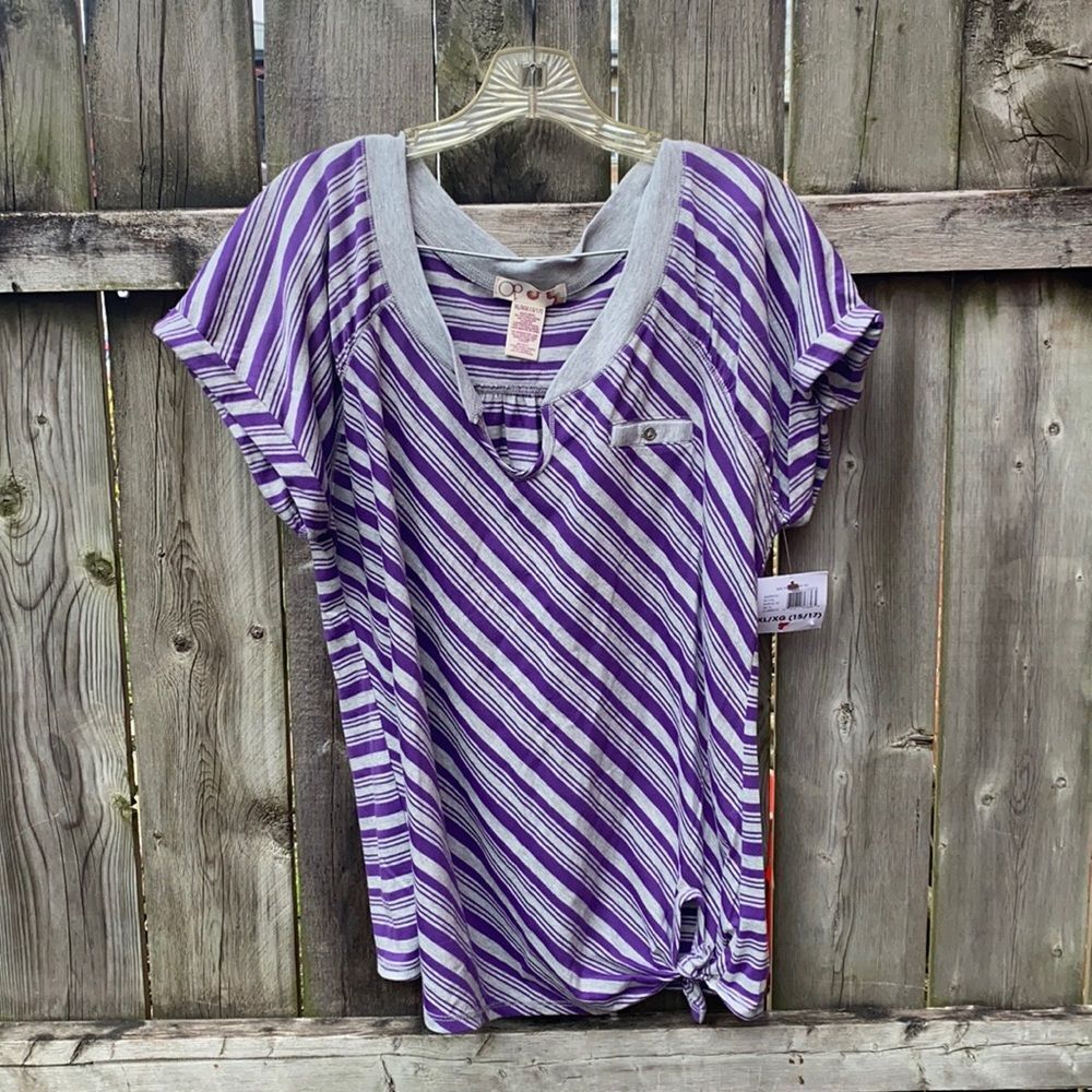 OP striped top sz. XL